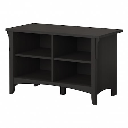 Bush Business Furniture Salinas Shoe Storage Bench in Vintage Black SAS232VB-03